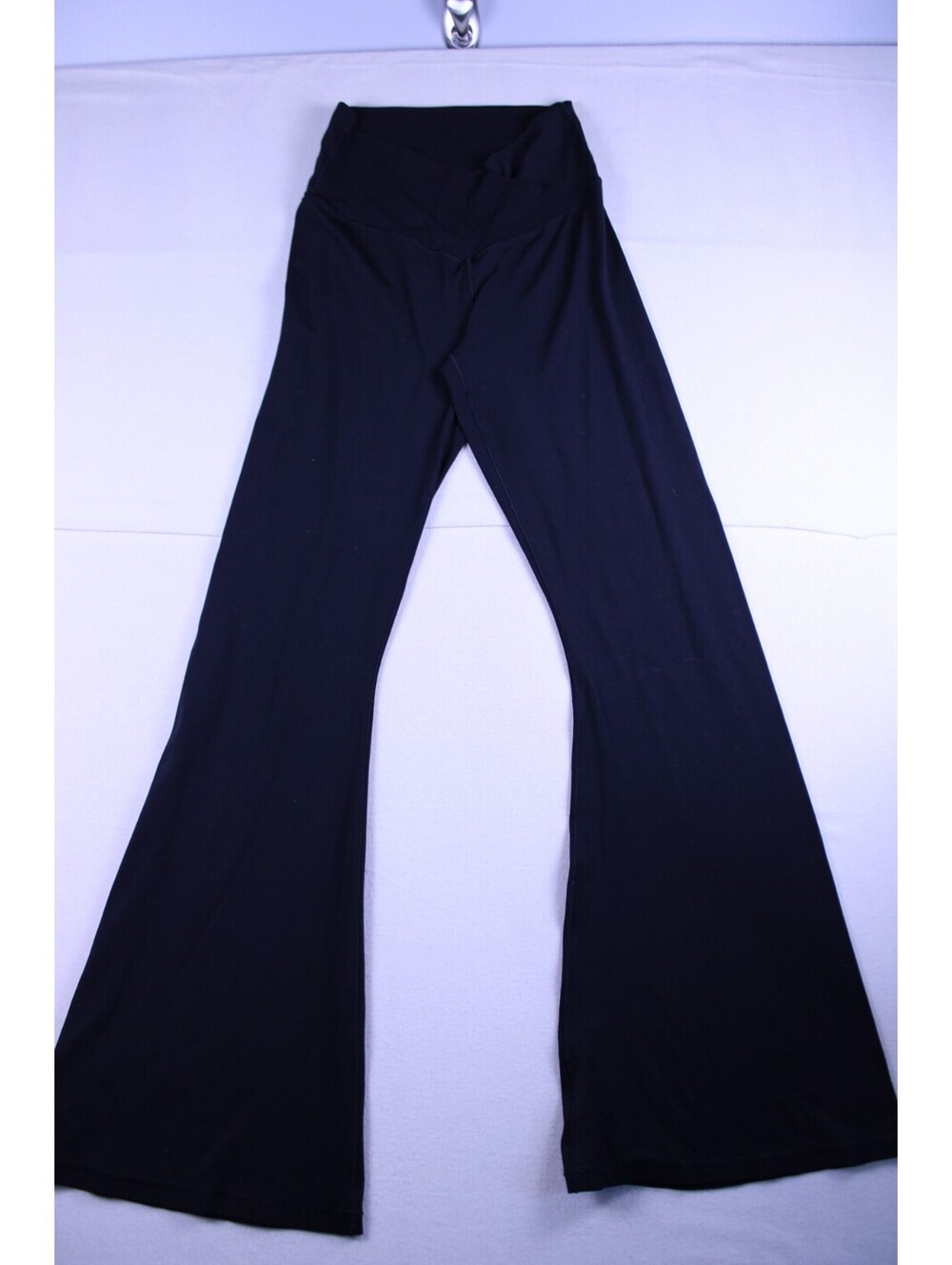 OFFLINE by Aerie Real Me Crossover Flare Leggings Black Women's High Waist Large